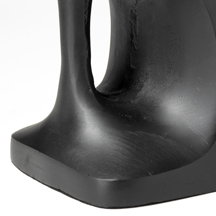 Last Cobbler's (Set of 2) 8L x 6W Black Shoemaker Tool Bookends Decor Mercana