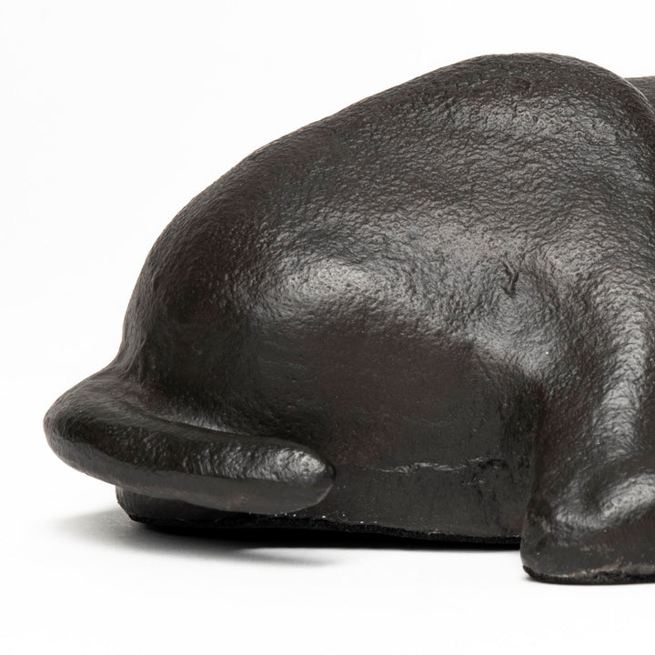 Czar 11L x 7W Black Metal Labrador Retriever Decor Mercana