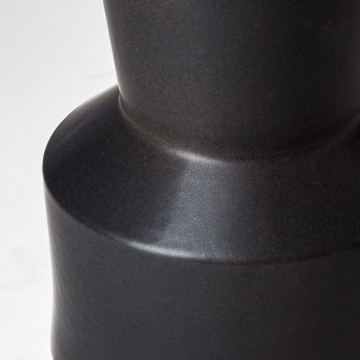 Laforge Black Ceramic Vase Decor Mercana