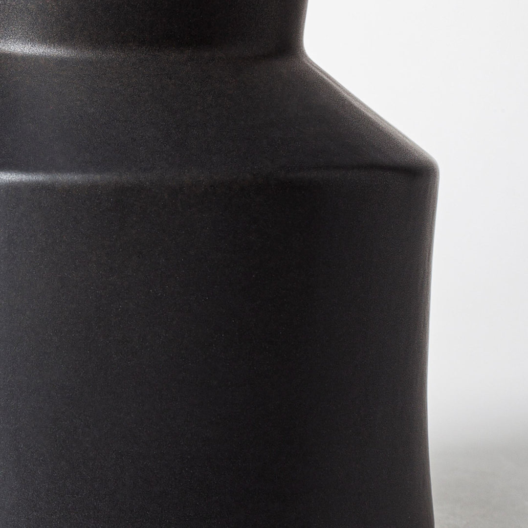 Laforge Black Ceramic Vase Decor Mercana