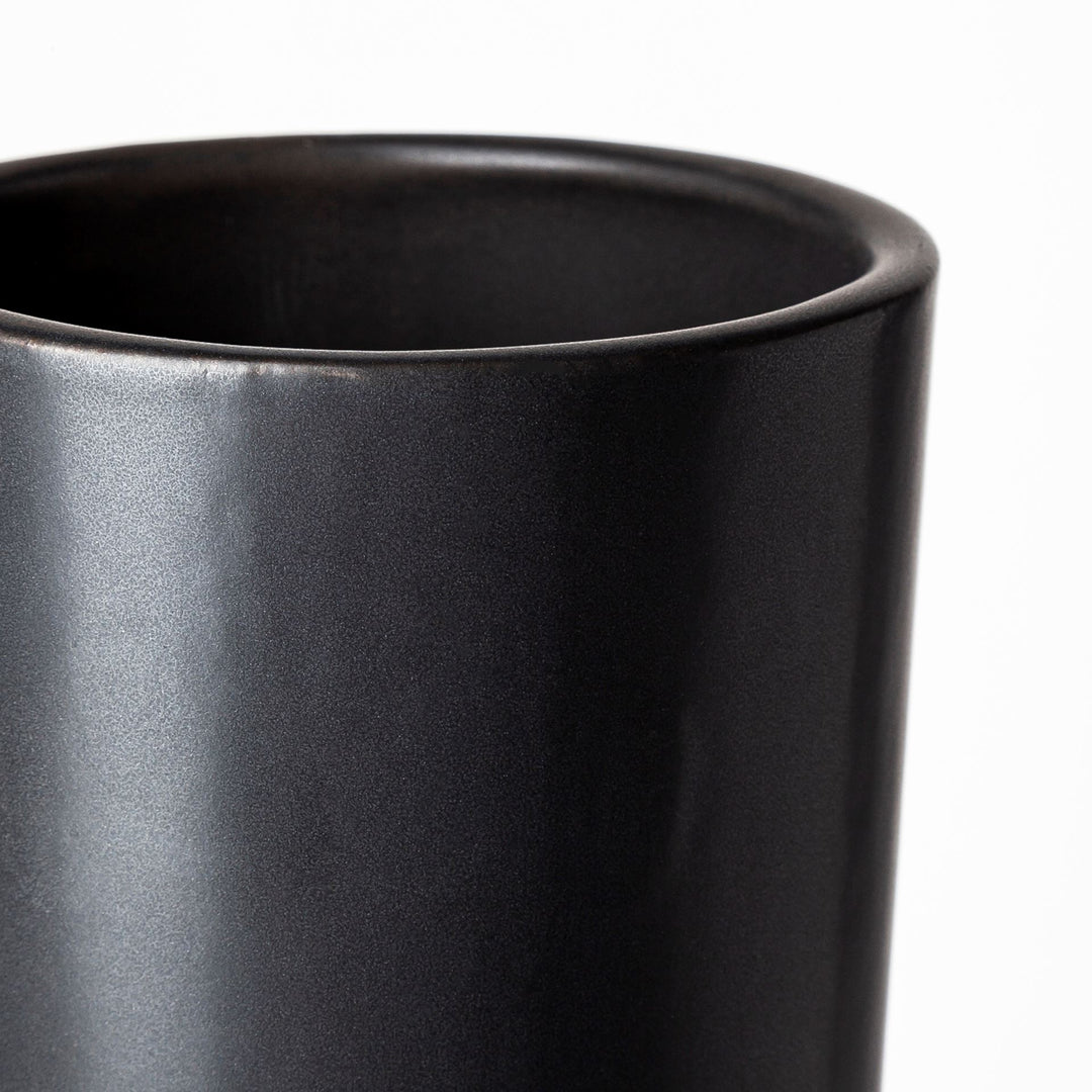 Laforge III Black Ceramic Vase Decor Mercana