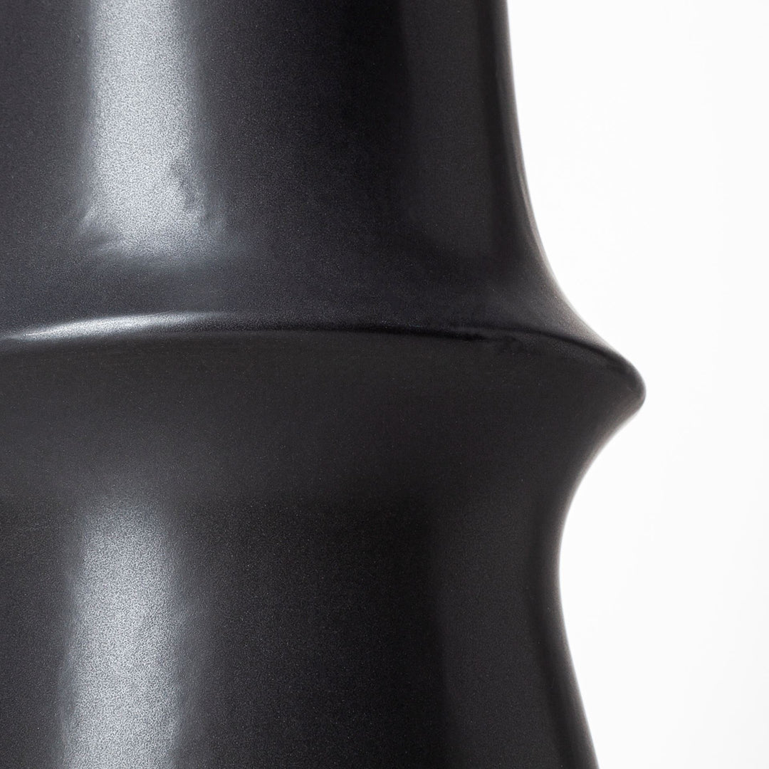 Laforge III Black Ceramic Vase Decor Mercana