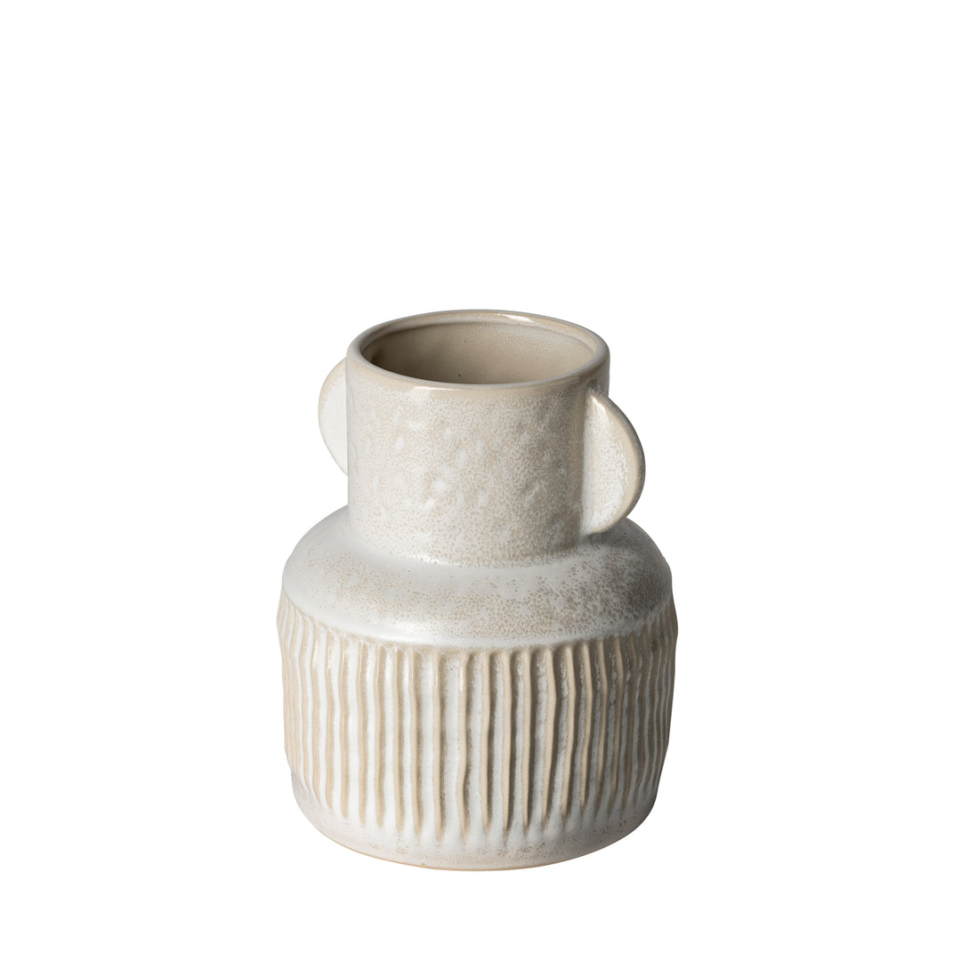 Judy Small Eggshell Ceramic Vase Decor Mercana