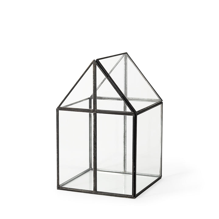Sikes (Medium) Hut Terrarium W/Glass Base Decor Mercana