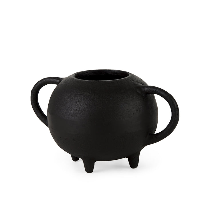 Cyrus Black Spherical Vase Decorative Object Decor Mercana