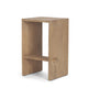 Aida Seat Height Light Brown Wood Counter Stool Dining Room Mercana #light brown