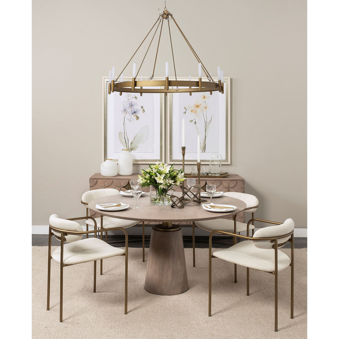 Levit (Large) Gold Table Candle Holder Decor Mercana