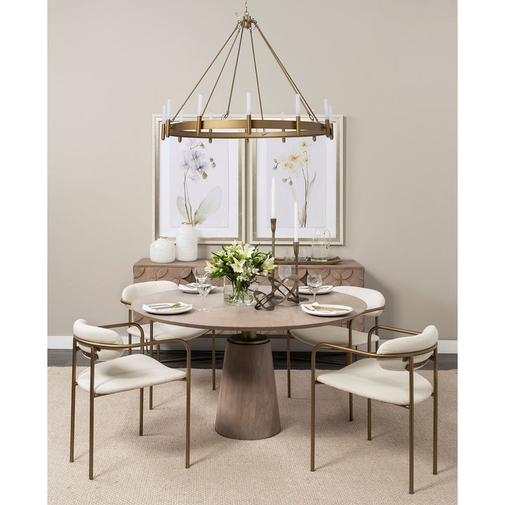 Levit (Large) Gold Table Candle Holder Decor Mercana