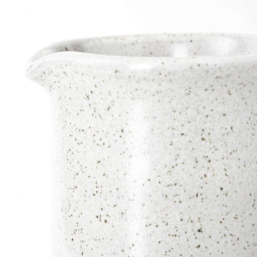 Frieda Small Freckled Gray Ceramic Jug Decor Mercana