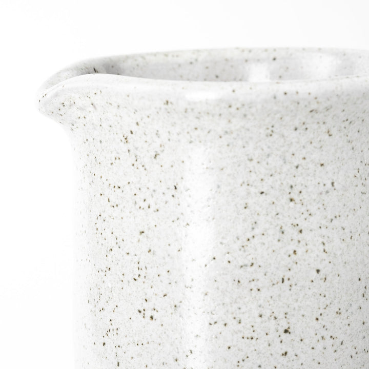 Frieda Small Freckled Gray Ceramic Jug Decor Mercana
