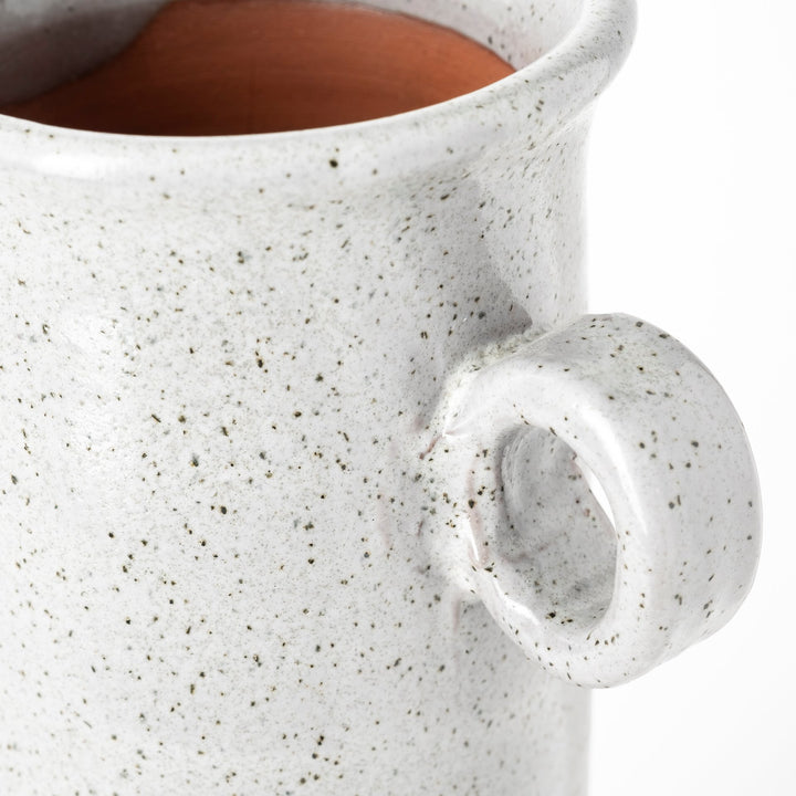 Frieda Small Freckled Gray Ceramic Jug Decor Mercana