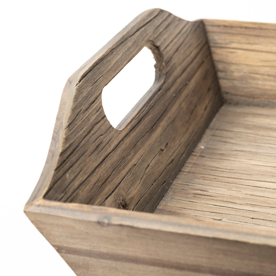 Tawny (Set of 2) Natural Wooden Trays Decor Mercana