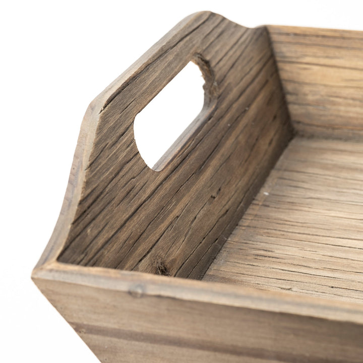 Tawny (Set of 2) Natural Wooden Trays Decor Mercana