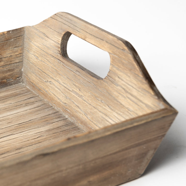 Tawny (Set of 2) Natural Wooden Trays Decor Mercana