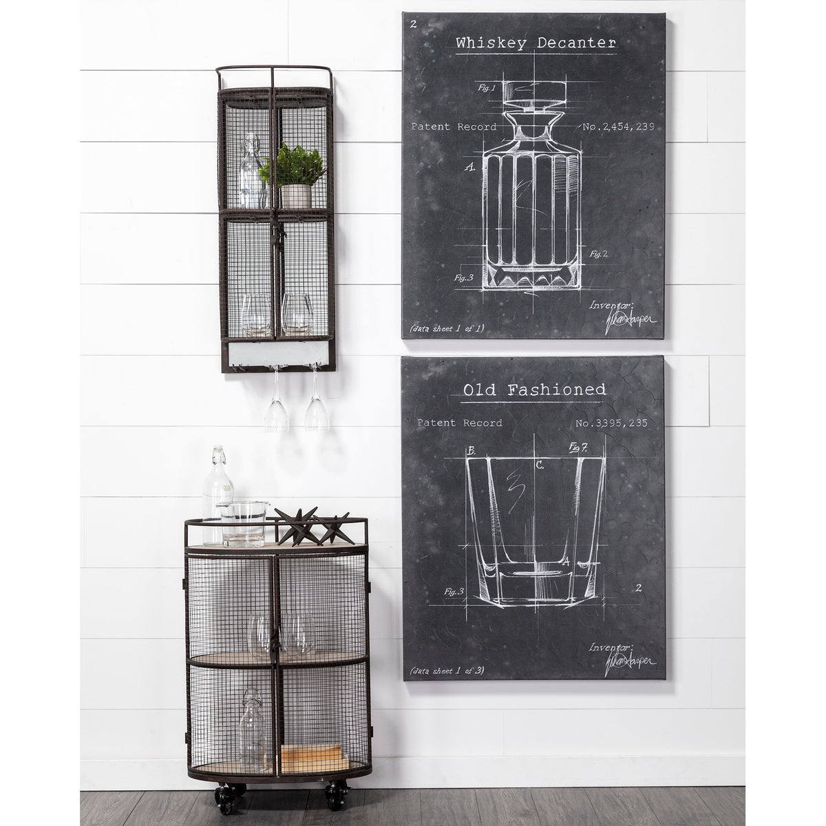 Rhea (Set of 3) Brown Cast Iron Small, Medium & Large Jacks Decor Mercana