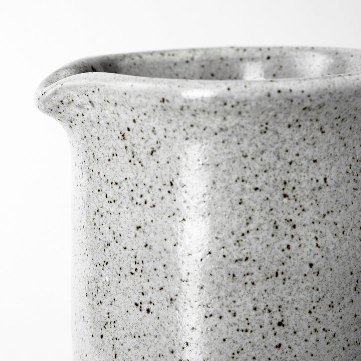 Frieda Large Freckled Gray Ceramic Jug Decor Mercana