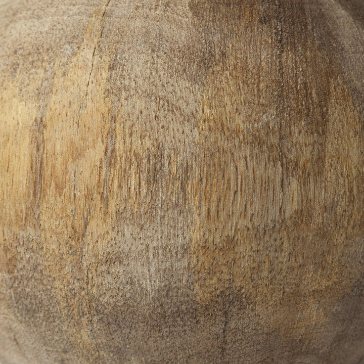 Carrick (Set of 3) Natural Wood Decorative Spheres Decor Mercana