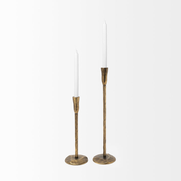Levit (Small) Gold Table Candle Holder Decor Mercana