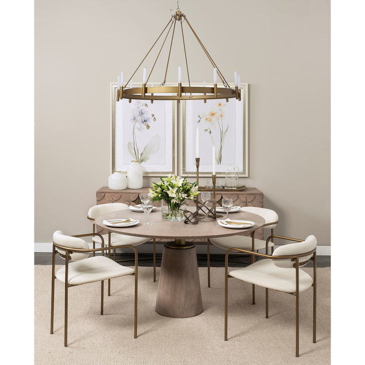 Levit (Small) Gold Table Candle Holder Decor Mercana