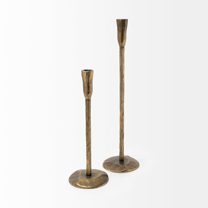 Levit (Large) Gold Table Candle Holder Decor Mercana