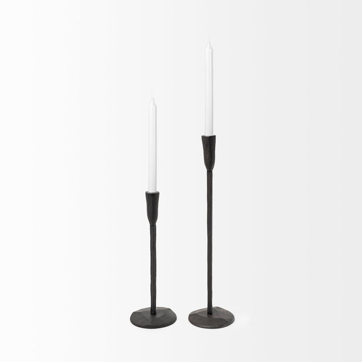 Levit (Small) Black Table Candle Holder Decor Mercana