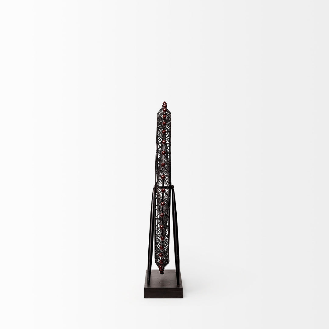 London Eye 3L x 25W Black Metal London Eye Replica Decor Mercana