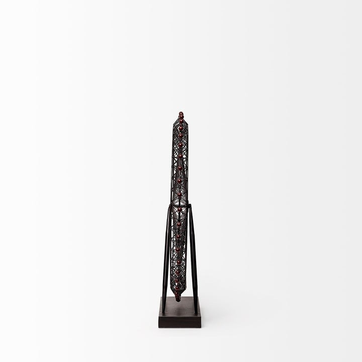 London Eye 3L x 25W Black Metal London Eye Replica Decor Mercana