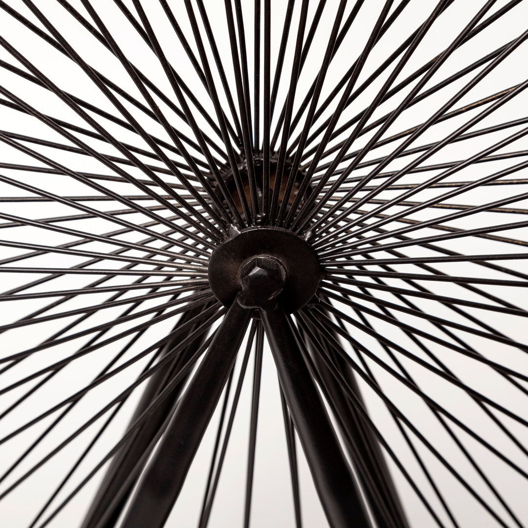London Eye 3L x 25W Black Metal London Eye Replica Decor Mercana