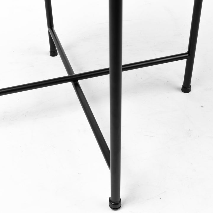 Samantha (Small) Black Mirror Top Accent Table Decor Mercana