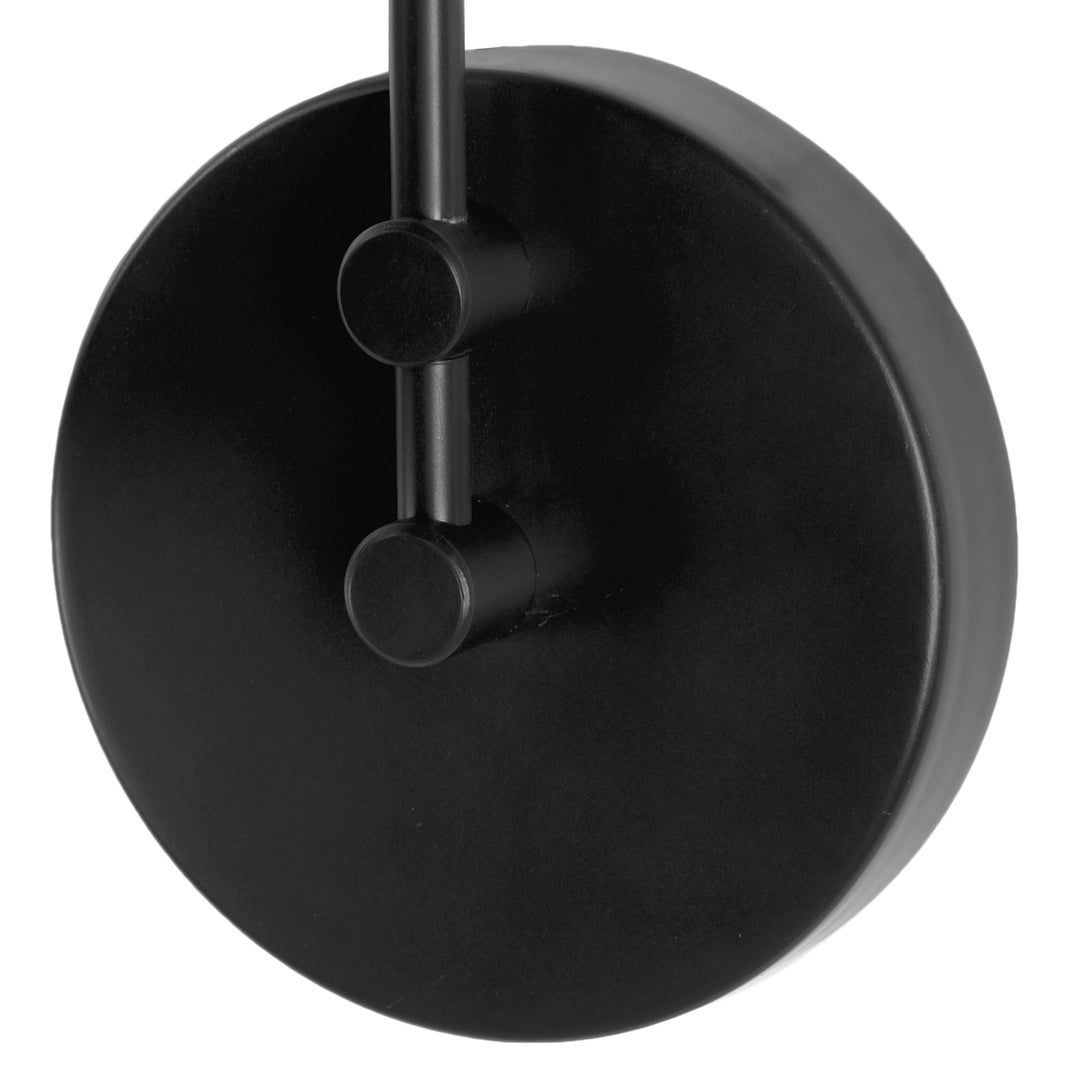Cobalt 6L x 32W Black Metal Cone Shaped Swivel Wall Sconce Decor Mercana