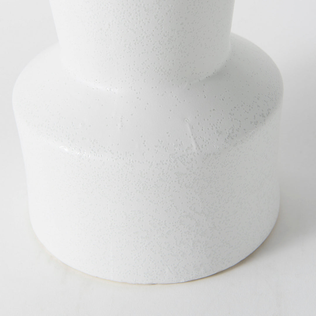 Laforge 9.4H Small White Ceramic Vase Decor Mercana