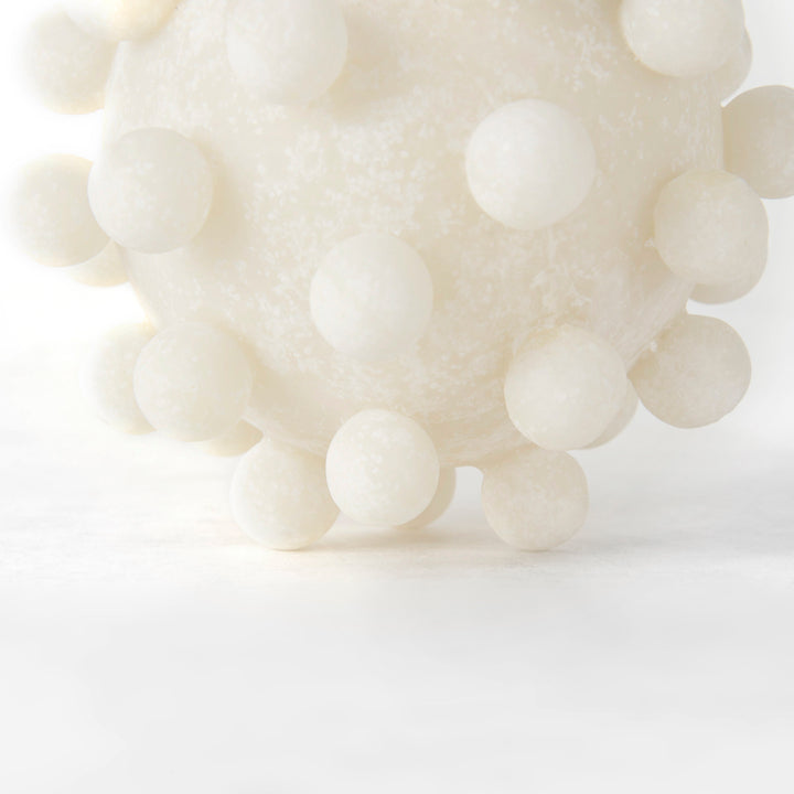 Malo Cream Resin Small Sphere Decorative Object Decor Mercana