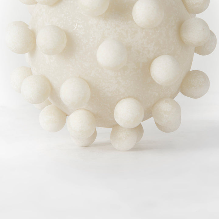 Malo Cream Resin Large Sphere Decorative Object Decor Mercana