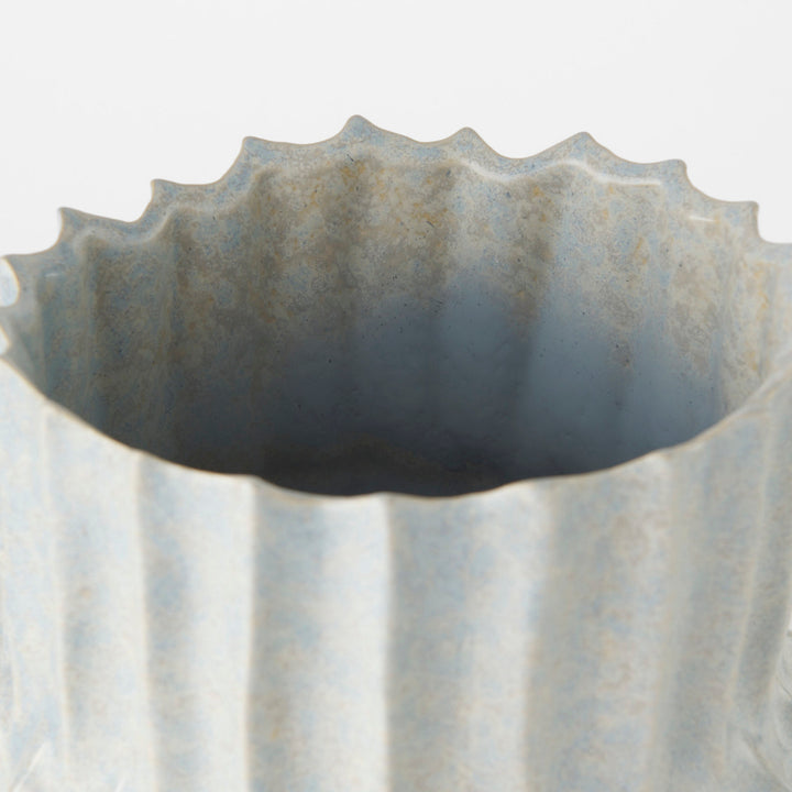 Cardon 14.4H Gray Ceramic Vase Decor Mercana