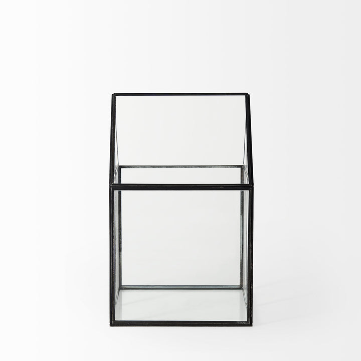 Sikes (Medium) Hut Terrarium W/Glass Base Decor Mercana