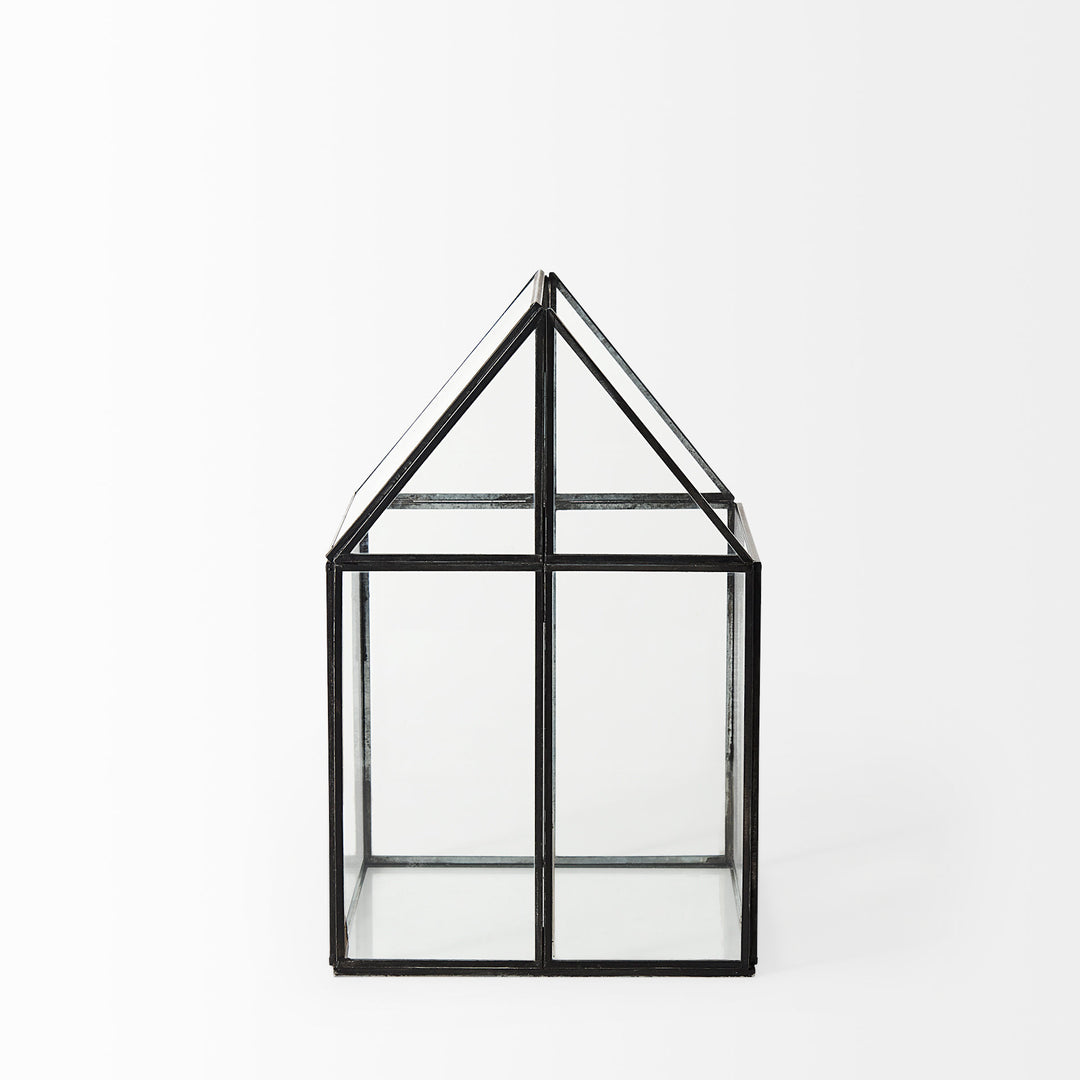 Sikes (Medium) Hut Terrarium W/Glass Base Decor Mercana