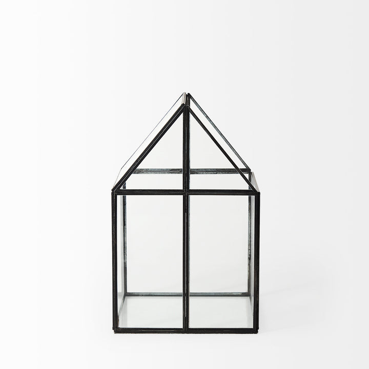 Sikes (Medium) Hut Terrarium W/Glass Base Decor Mercana