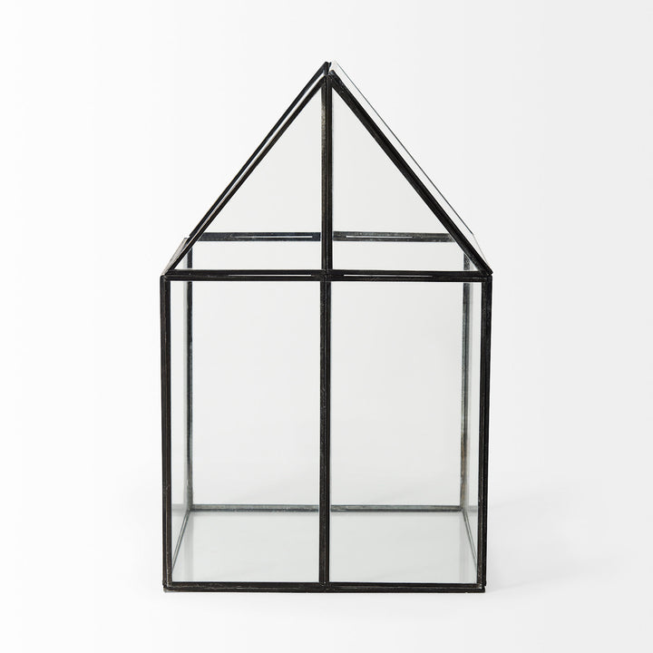Sikes (Large) Hut Terrarium W/Glass Base Decor Mercana