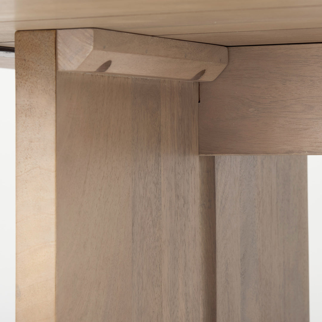 Aida 84L Light Brown Wood Dining Table Dining Room Mercana