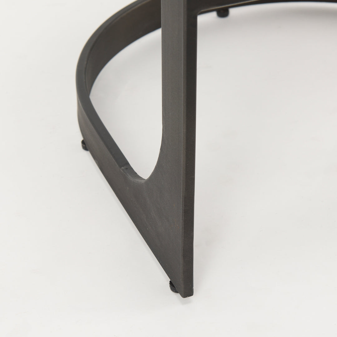 Tyson Brown Leather W/ Metal Frame Counter Stool Dining Room Mercana