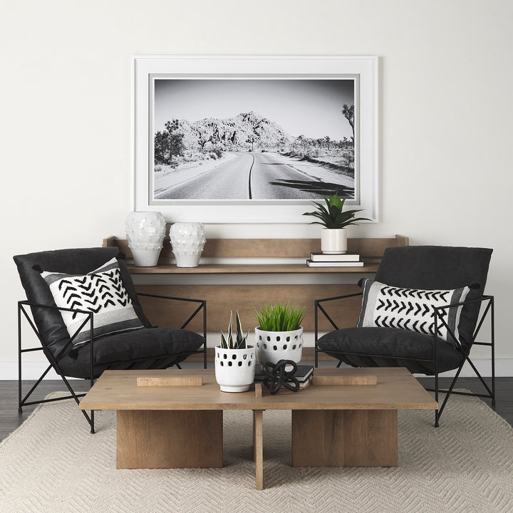 Aida 56 x 34 Rectangular Light Brown Wood Coffee Table Living Room Mercana
