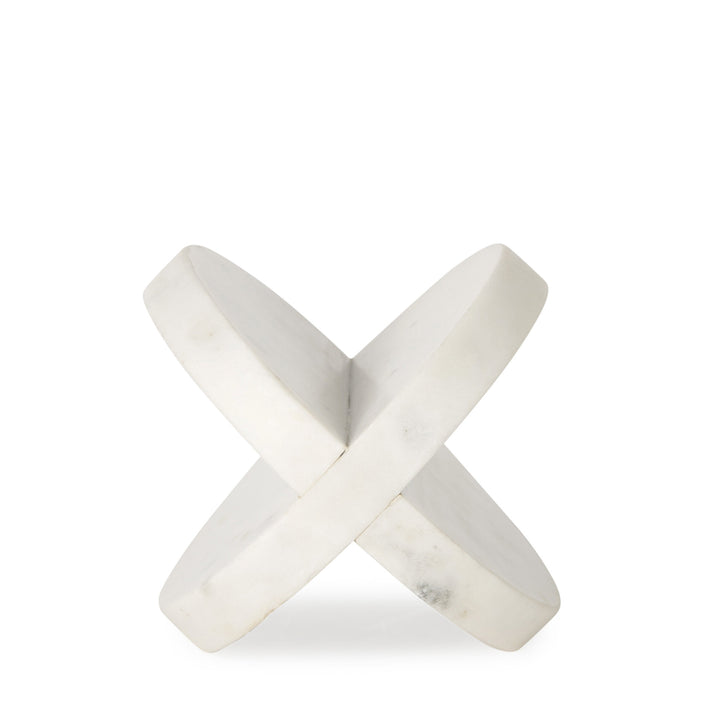 Sophia 6.0"L x 6.0"W x 6.0"H Small Marble Ornament Decor Mercana