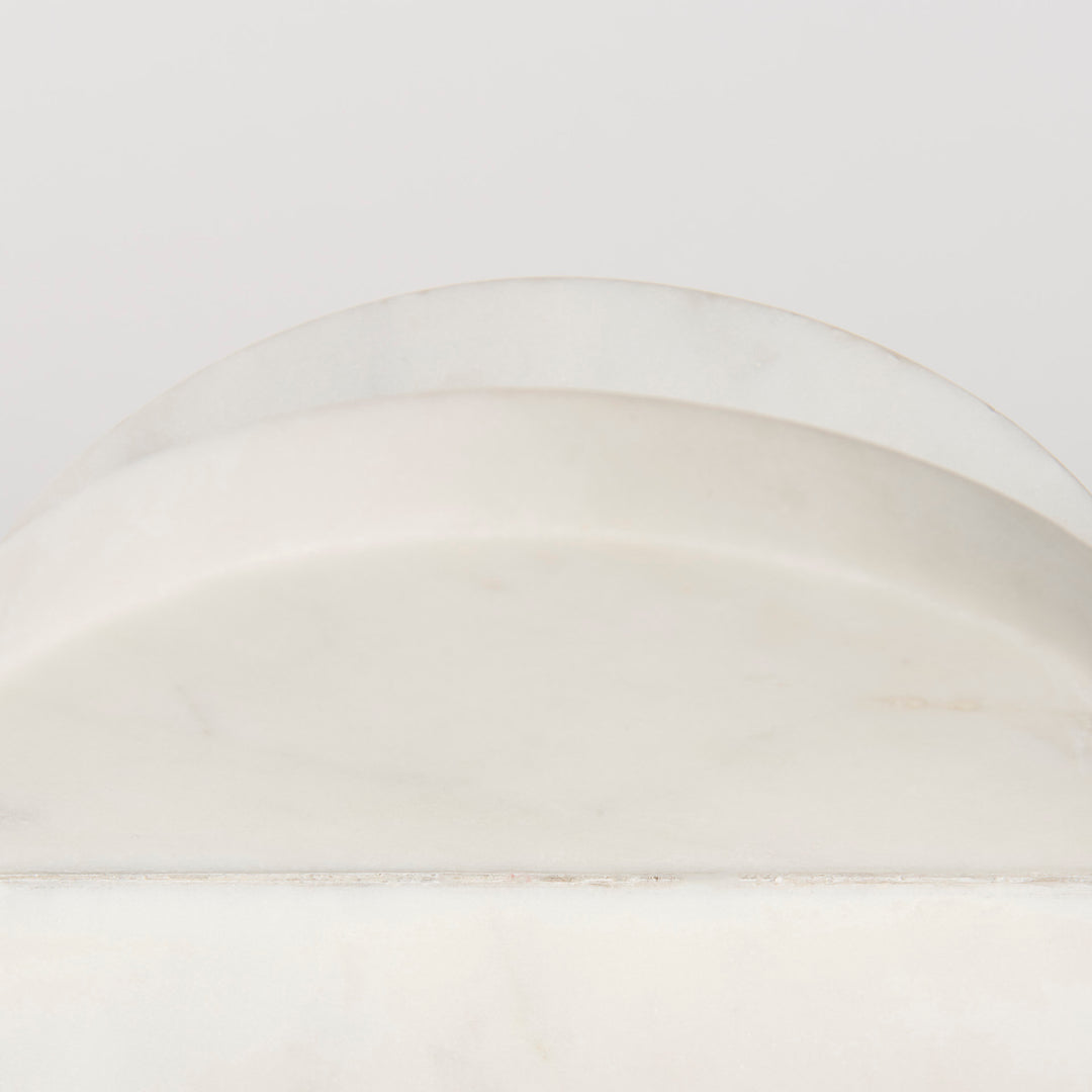 Sophia 6.0"L x 6.0"W x 6.0"H Small Marble Ornament Decor Mercana