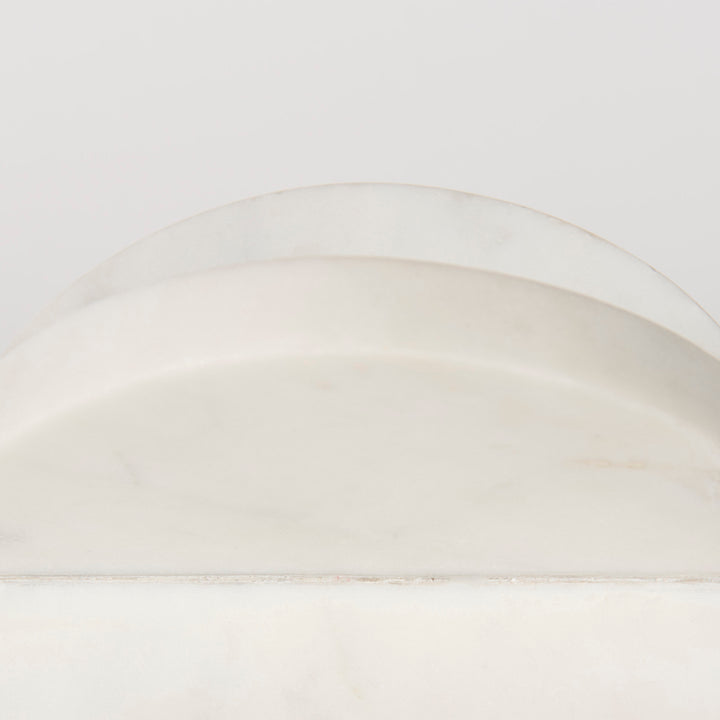 Sophia 6.0"L x 6.0"W x 6.0"H Small Marble Ornament Decor Mercana