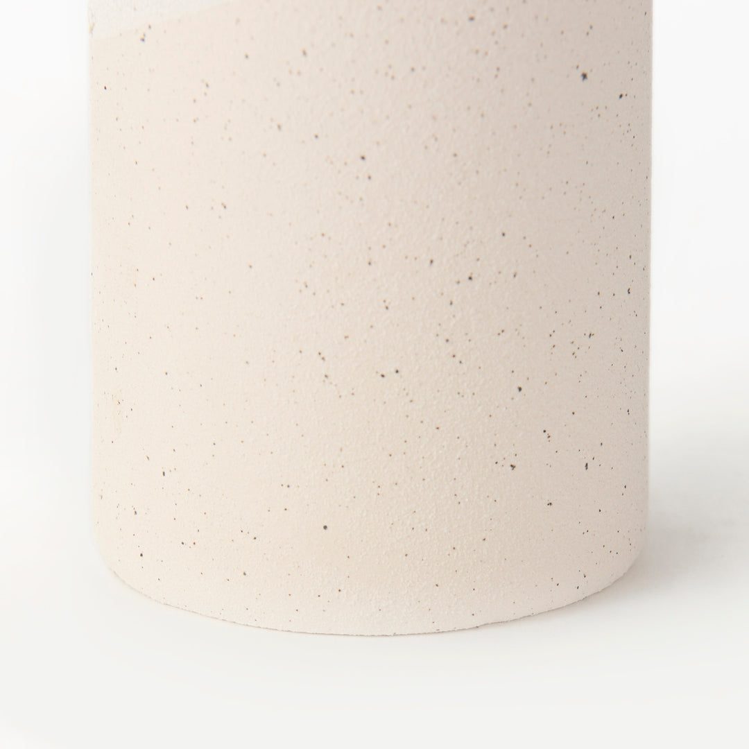 Salar Cream Gourd Style Crackled Ceramic Vase Decor Mercana