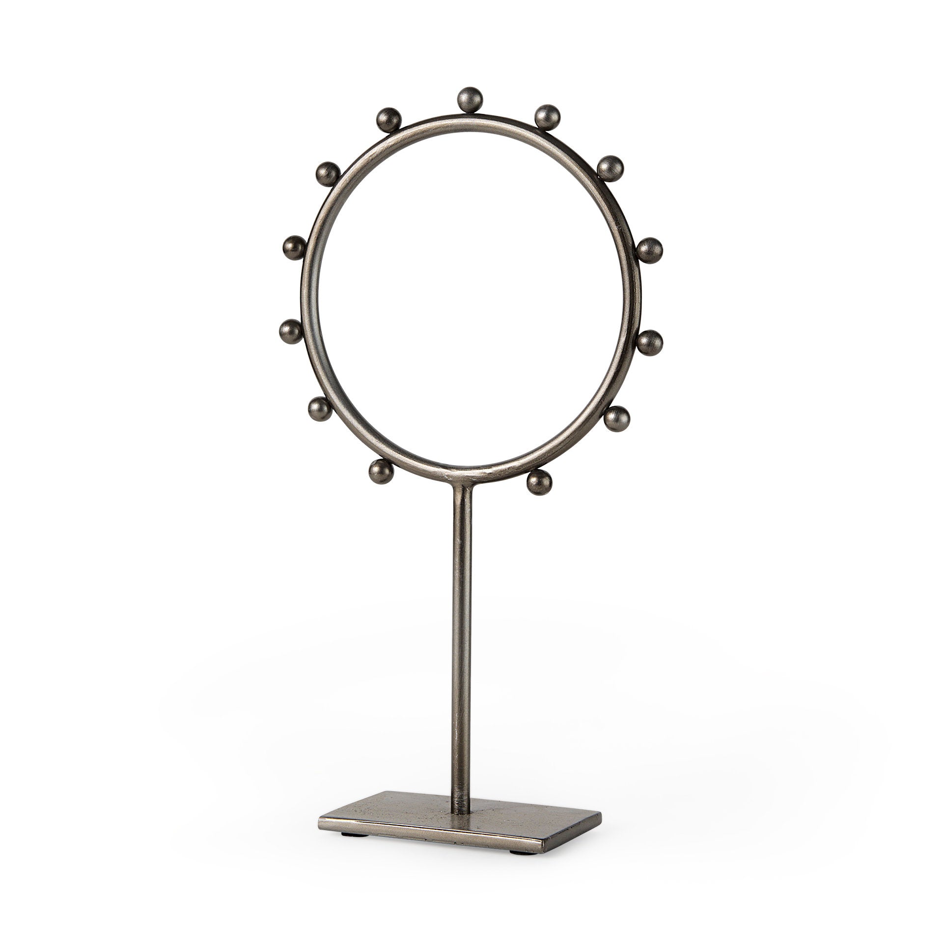 Elio 8.3L x 3.0W x 15.0H Large Studded Hoop Object | Seldens
