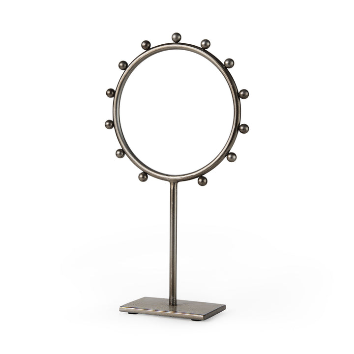 Elio Large Studded Hoop Object Decor Mercana