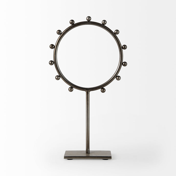 Elio Large Studded Hoop Object Decor Mercana