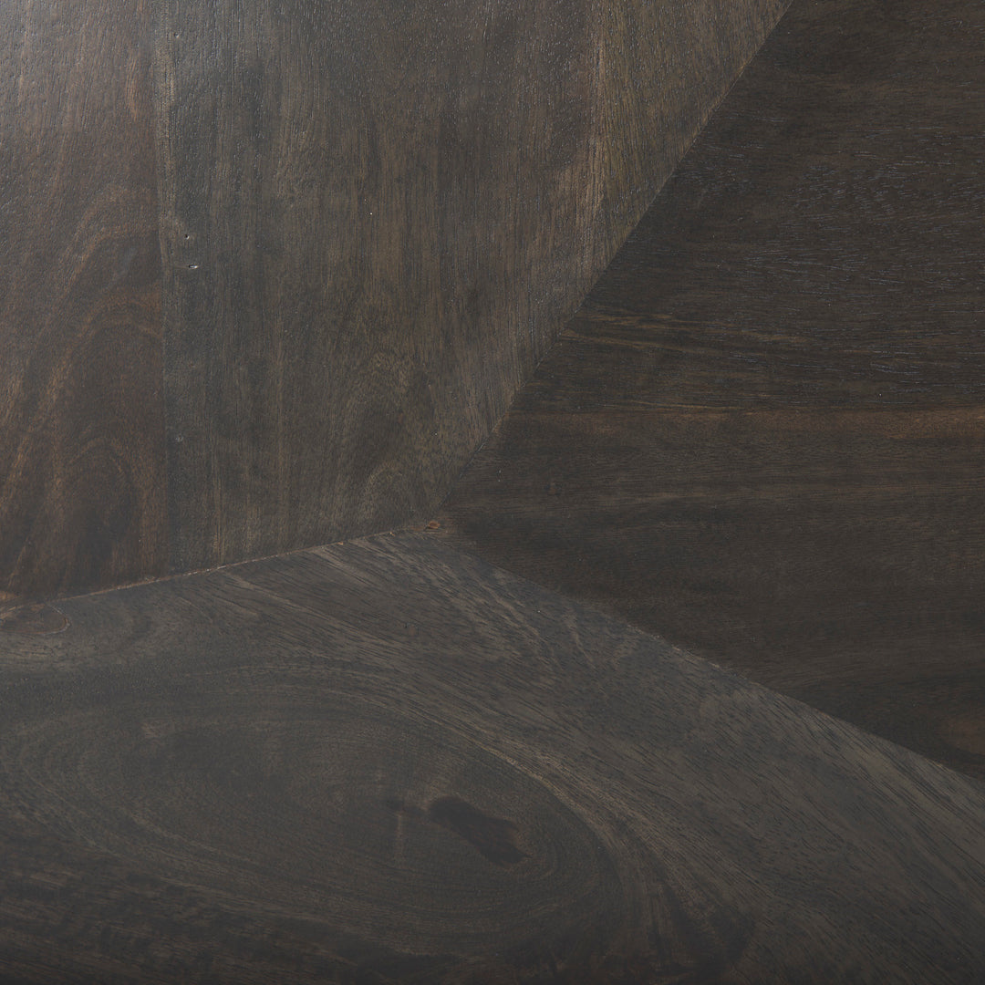 Darwin 80x17.5 Brown Solid Wood Gold Metal Base 4 Cabinet Door Sideboard Dining Room Mercana