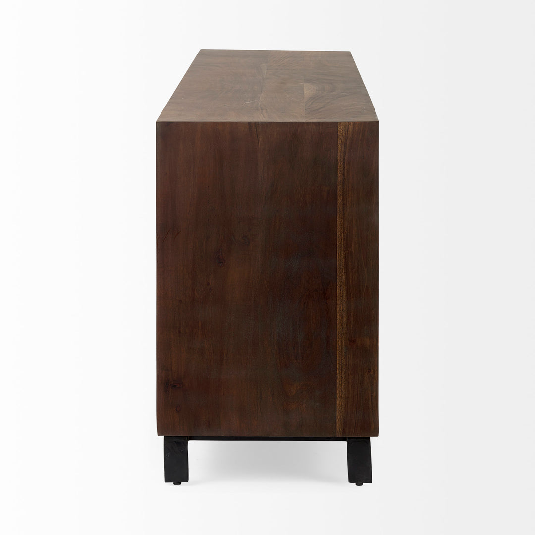 Hemlock Brown Wood Sideboard Dining Room Mercana
